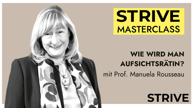 Masterclass „Wie wird man Aufsichtsrätin?“ mit Prof. Manuela Rousseau